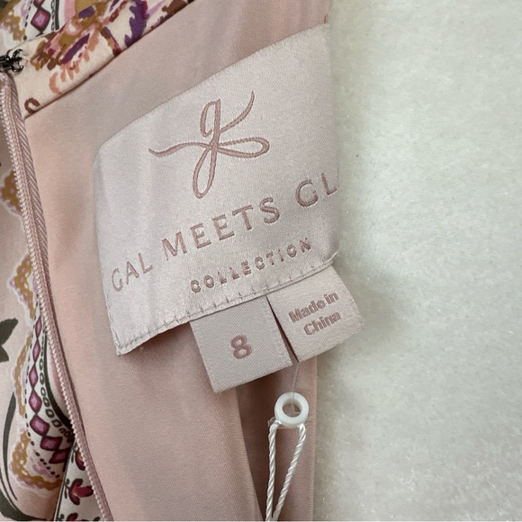 Nwt Gal Meets Glam Stunning Floral Dress Size 8 - Picture 13 of 14